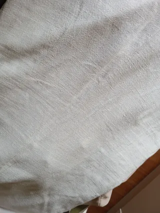 Blazer pantalón beige.