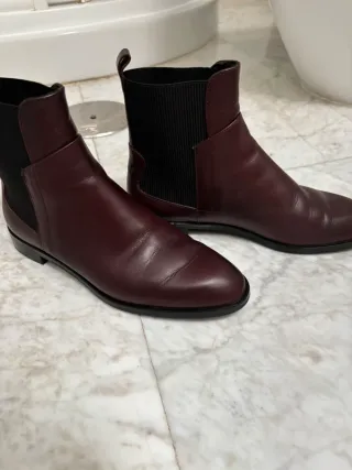 Botines Massimo Dutti Burdeos