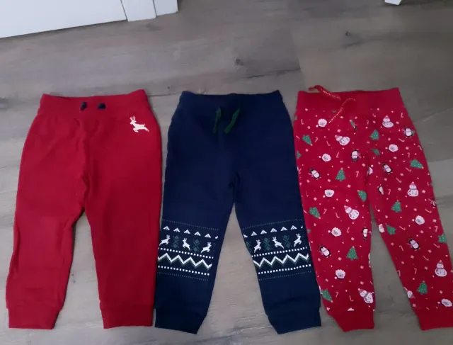 Lote pantalones Navidad niños