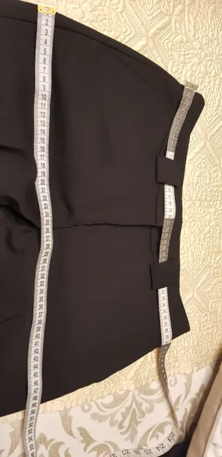 Traje de chaqueta negro mezcla algodón