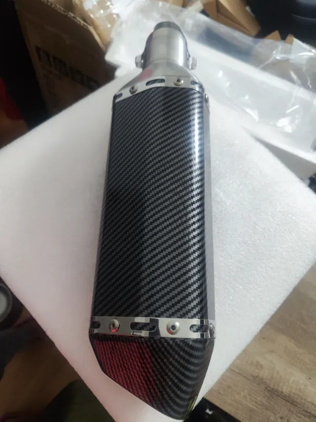 Tubo Escape Moto 250cc Carbono
