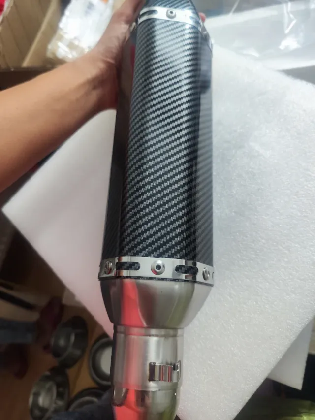 Tubo Escape Moto 250cc Carbono