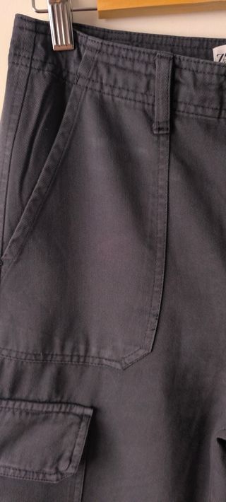 Pantalón cargo, Zara xs