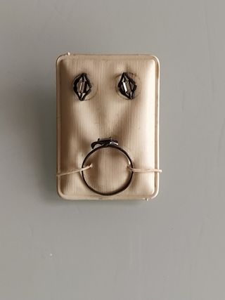 Juego antiguo de plata