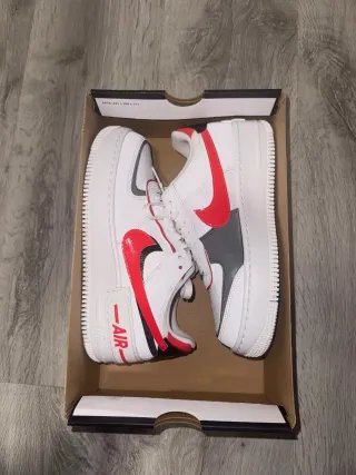Nike Air Force 1 Shadow Rojo Blanco