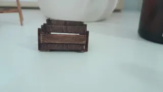 Caja miniatura belén madera