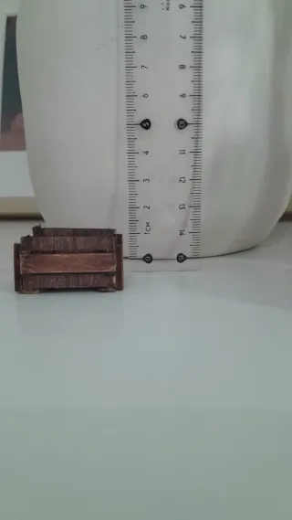 Caja miniatura belén madera