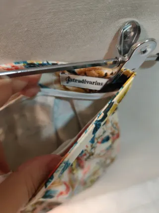 Falda floral tonos otoñales con bolsillos