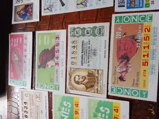 Lotería Nacional Billetes Antiguos