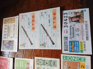 Lotería Nacional Billetes Antiguos