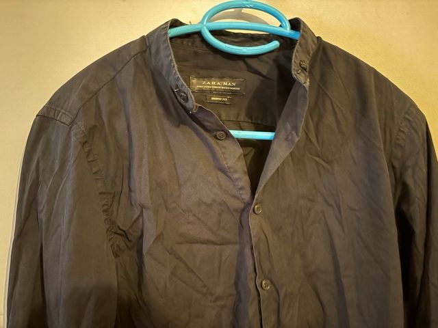 Camisa Zara Man Negra