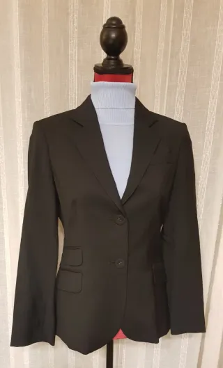 Traje de lana Tintoreto negro