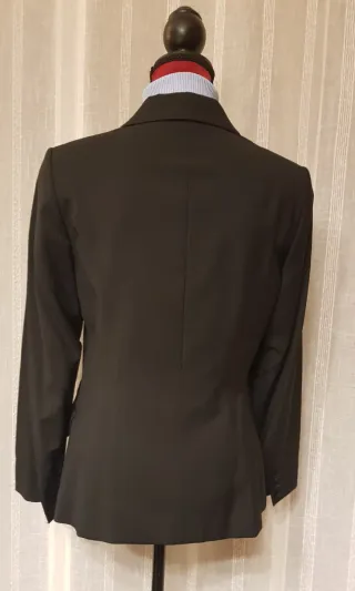 Traje de lana Tintoreto negro