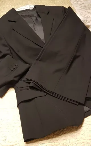 Traje de lana Tintoreto negro