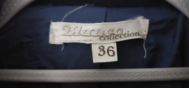 Abrigo azul marino talla S