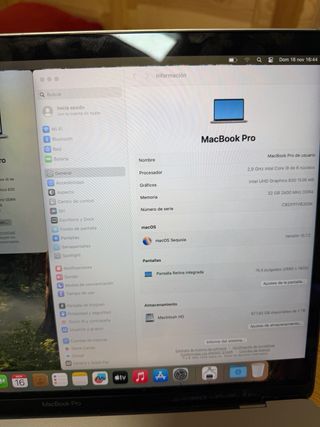 MacBook Pro 15,4 i9 32GB 1TB 2019