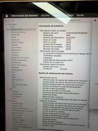 MacBook Pro 15,4 i9 32GB 1TB 2019