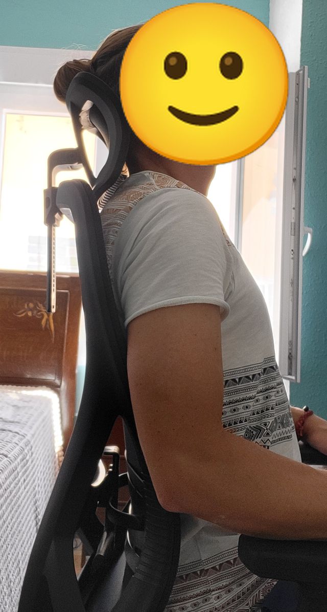 Silla de oficina con respaldo alto