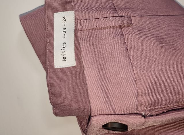 Pantalón Lefties Rosa Talla 34