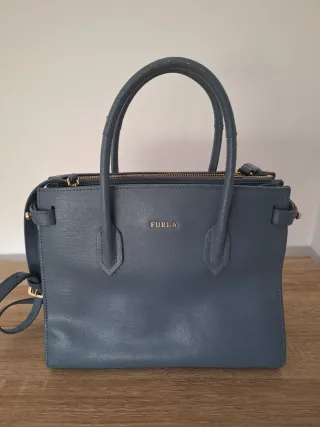 Bolso Furla Gris Original