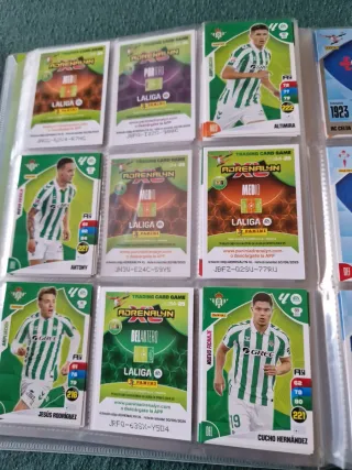 Cromos Adrenalyn 0,50€ cada carta