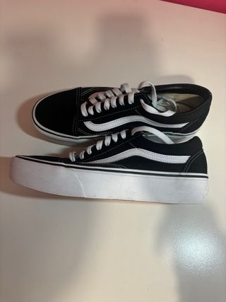 Zapatillas Vans Old Skool Plataforma Talla 40