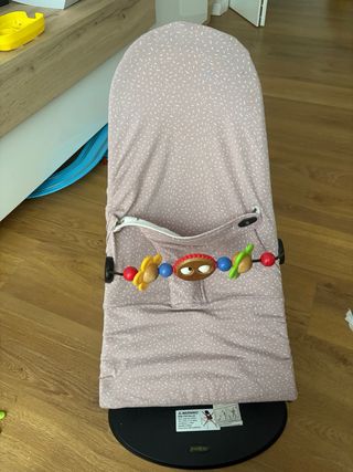 Hamaca BabyBjörn verde y marrón