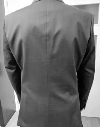 Blazer gris hombre