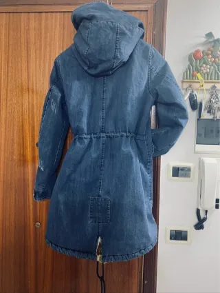 Cappotto Giaccone Jeans Denim