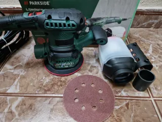 Lijadora Excéntrica Eléctrica Parkside