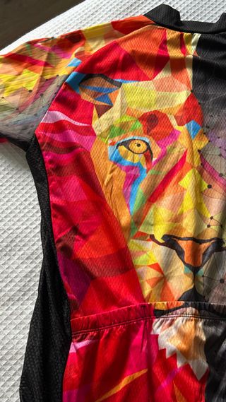 Maillot Ciclismo León Geométrico