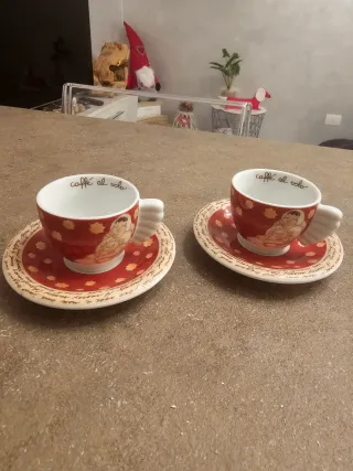 Set 2 Tazze Caffè Thun Natale 2006