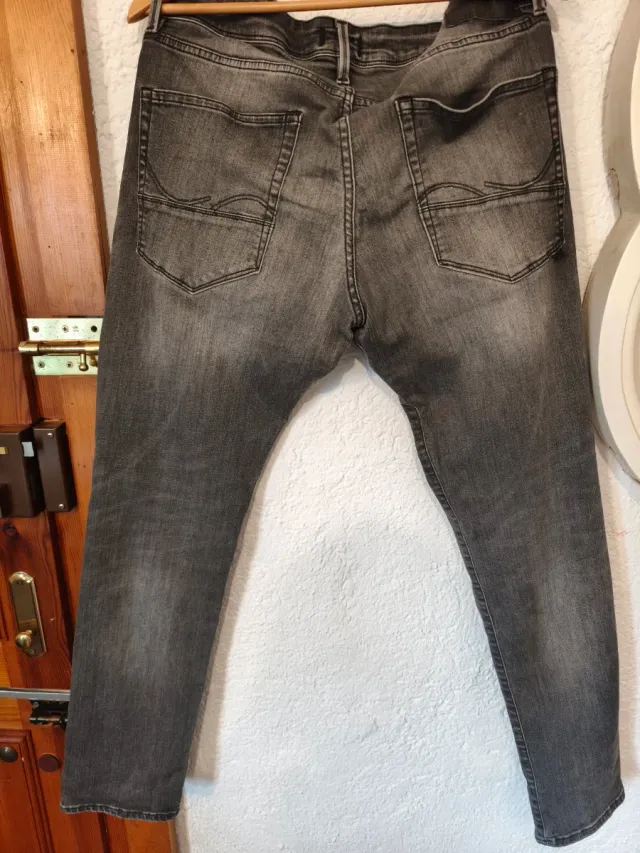 Pantalones Jack & Jones grises talla XL