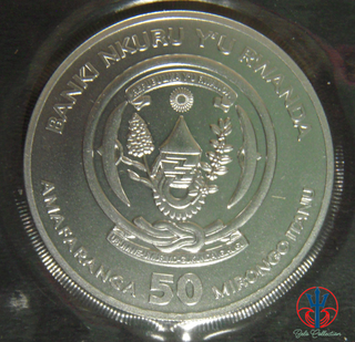 Rwanda 2026 year of the horse silver coin 1 oz