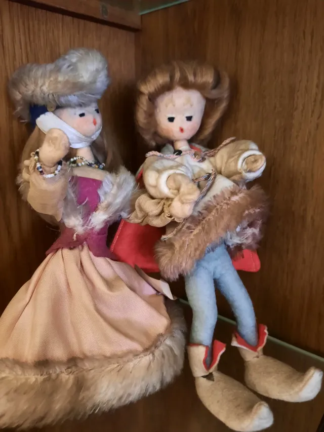 Pareja muñecos fieltro Portugal