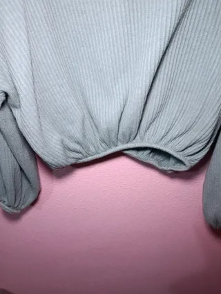 Jersey azul de manga larga