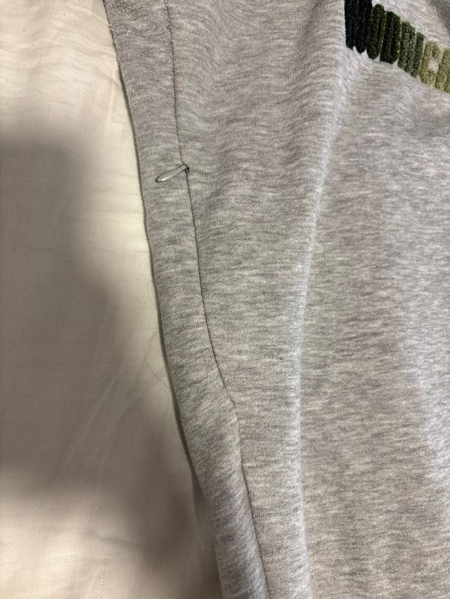 Chándal Hoodrich Gris Ancho