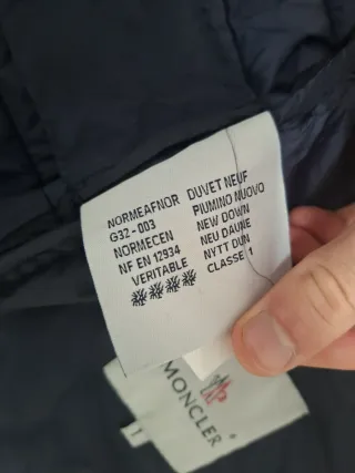 Chaqueta Moncler Azul Vintage Original