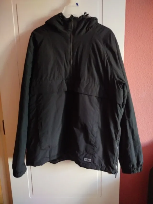 Chaquetón Negro Hombre