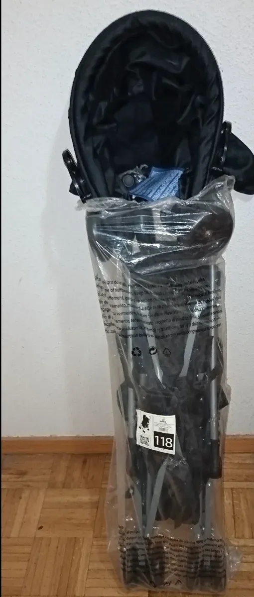 Carrito de paseo negro