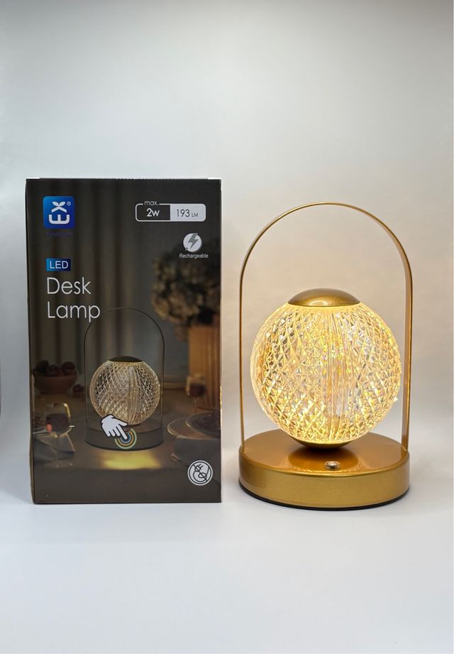 2 Lámparas LED Táctiles Recargables