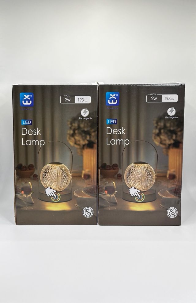 2 Lámparas LED Táctiles Recargables