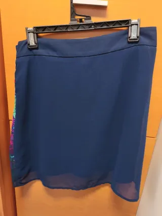 Falda Desigual Talla 40 Multicolor