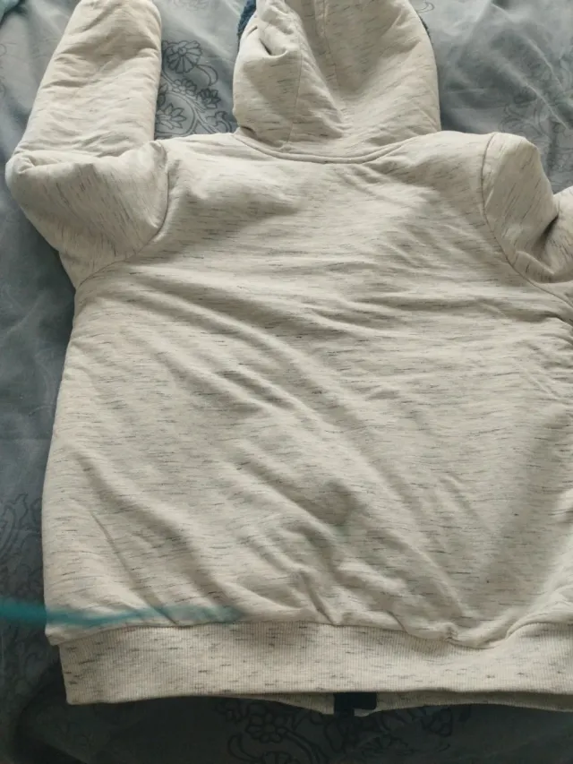 Chaqueta borreguito gris 11-12 años