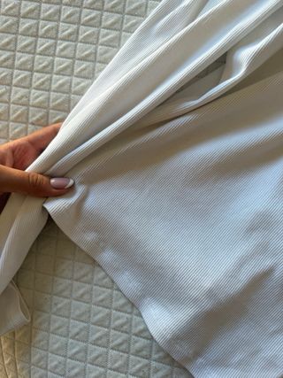 Top blanco manga larga