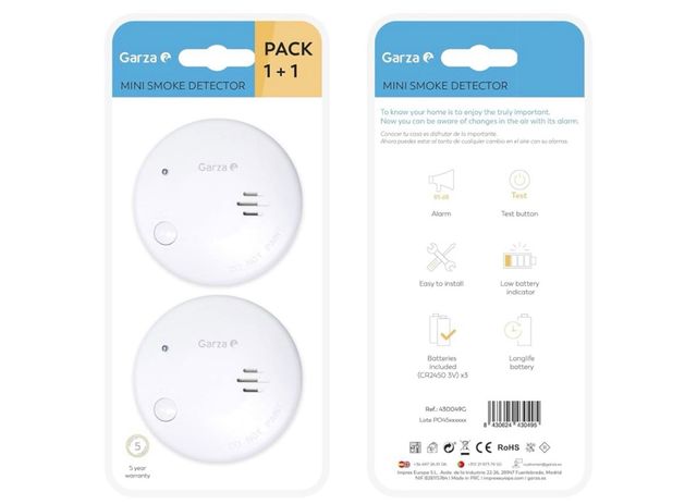 Detector de humo Garza