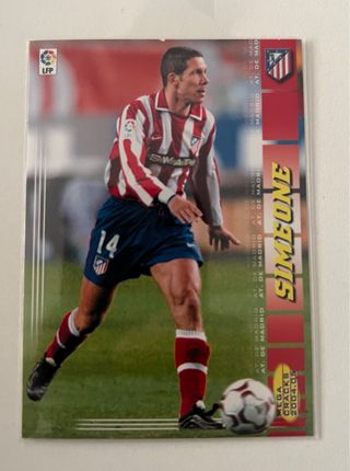 Cromo Futbolista Simeone LFP Mega Cracks 2004-05