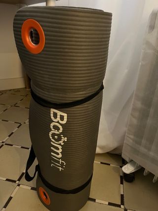 Esterilla de deporte Boomfit gris