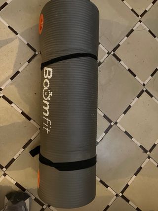 Esterilla de deporte Boomfit gris