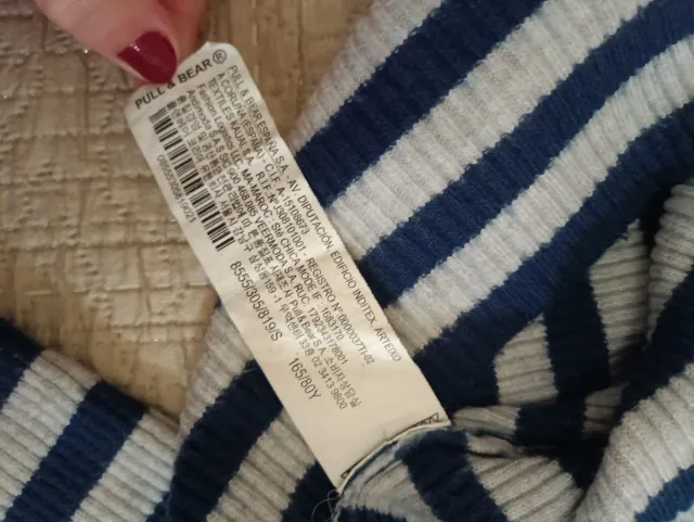 Jersey cuello alto Pull&Bear rayas